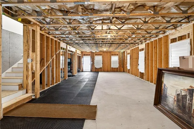 a view of a house with sitting area