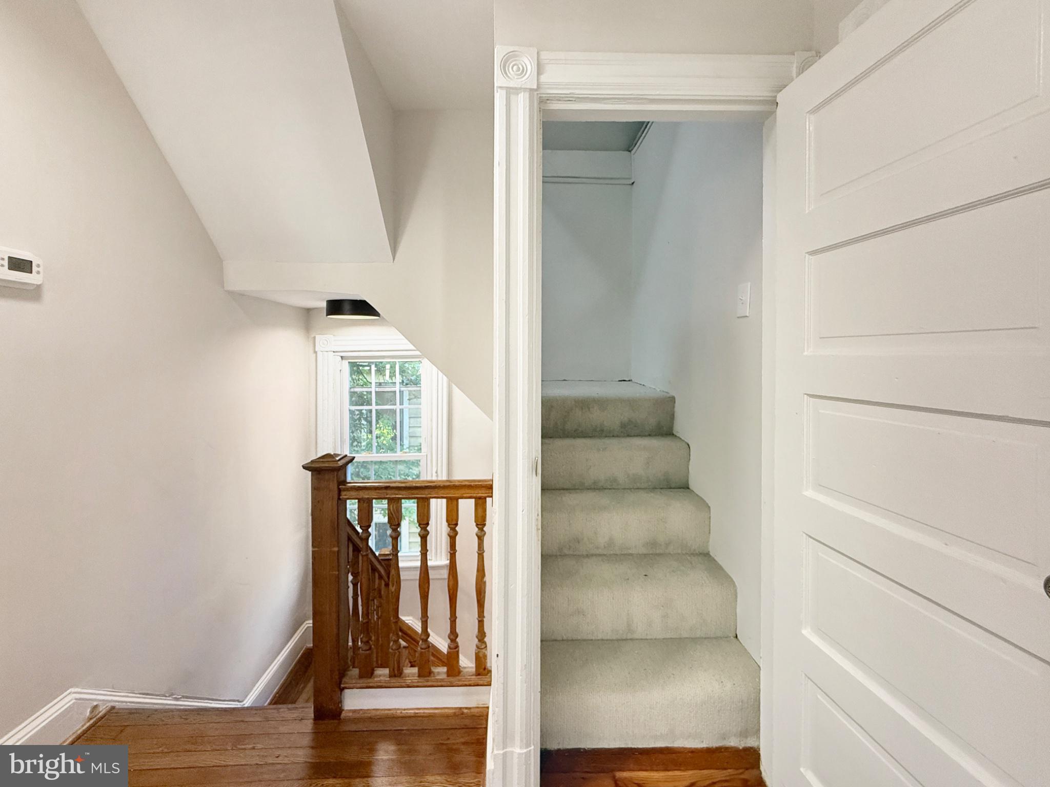 3216 18th Street Northeast Washington, DC 20018 - Photo 31 of 47 Charming staircase leads to new heights.