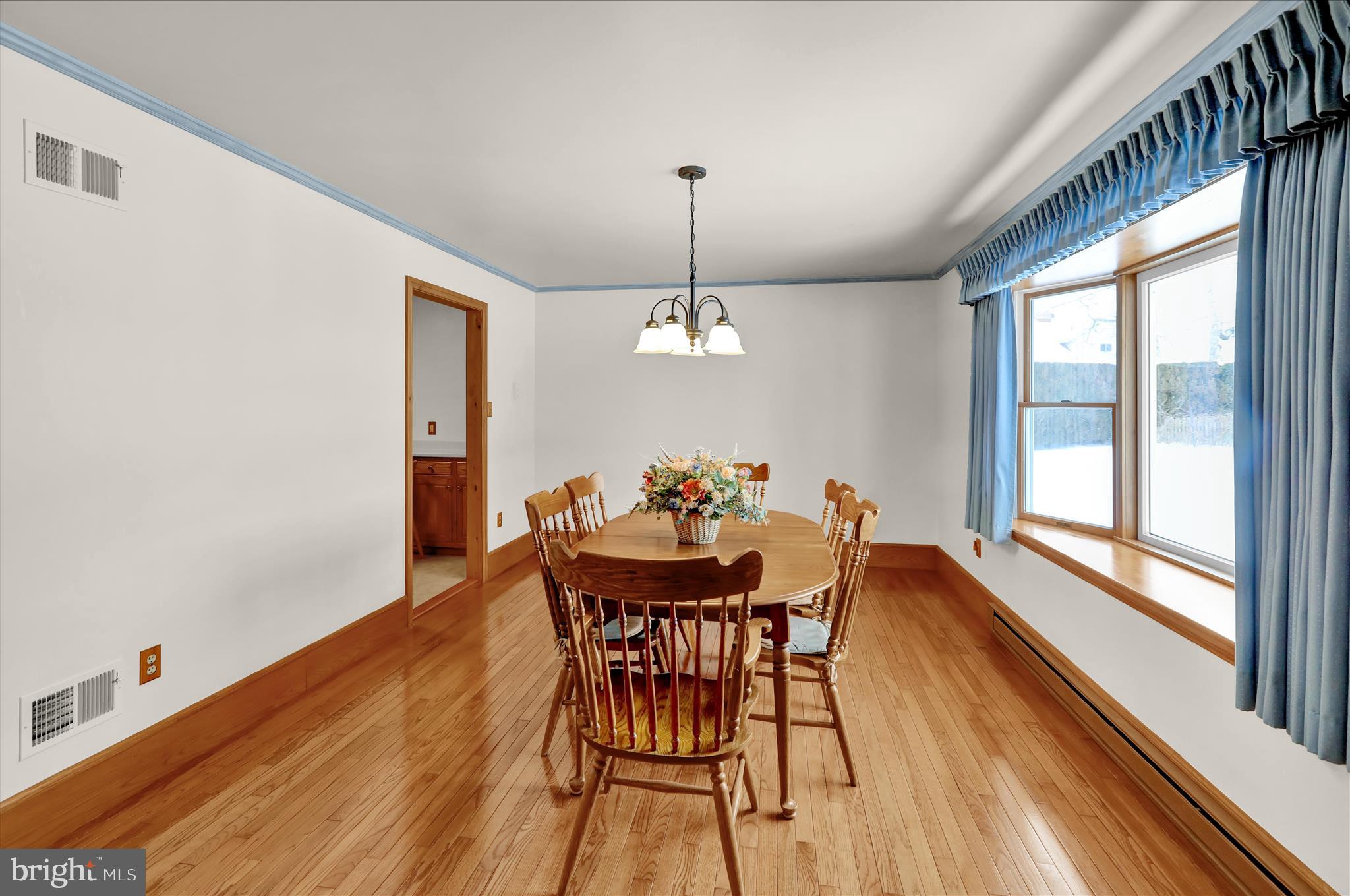 2904 Gerard Avenue Reading, PA 19608 - Photo 16 of 39 a view of a dining room with furniture window and outside view
