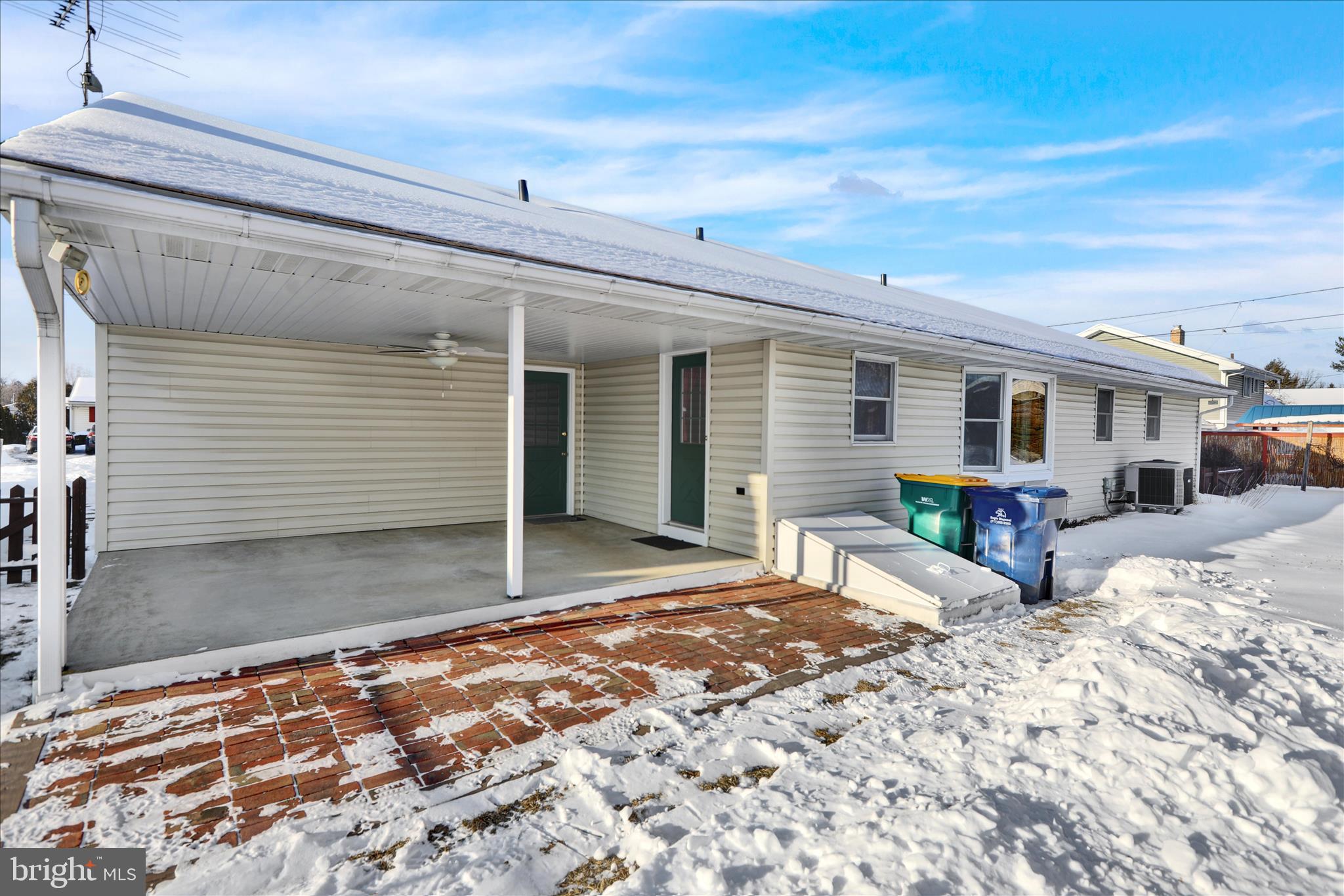 2904 Gerard Avenue Reading, PA 19608 - Photo 38 of 39 a view of a house with snow on the roof