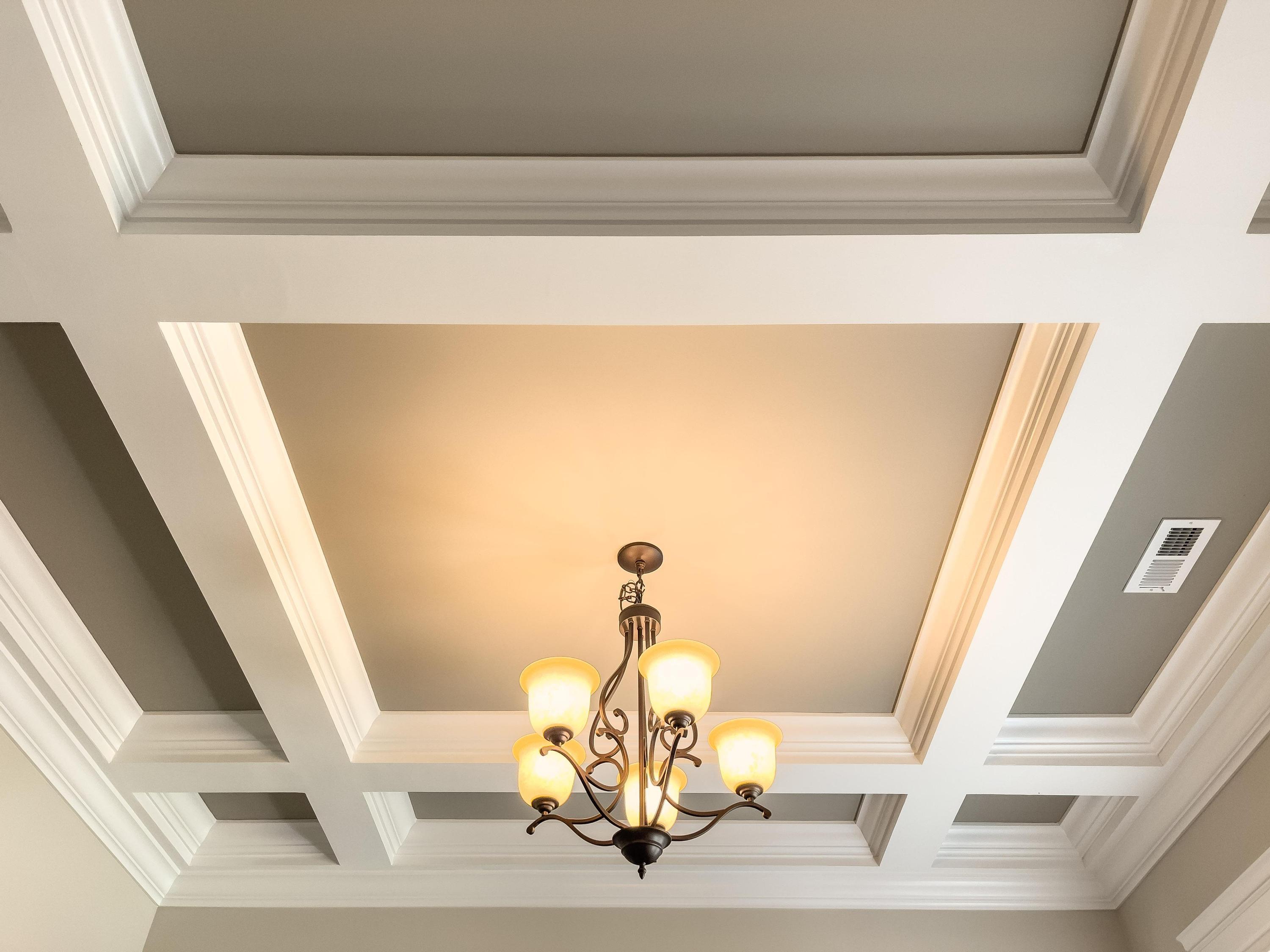 588 Live Oak Road Ringgold, GA 30736 - Photo 25 of 38 Coffered Ceiling in Dining Room and Mast