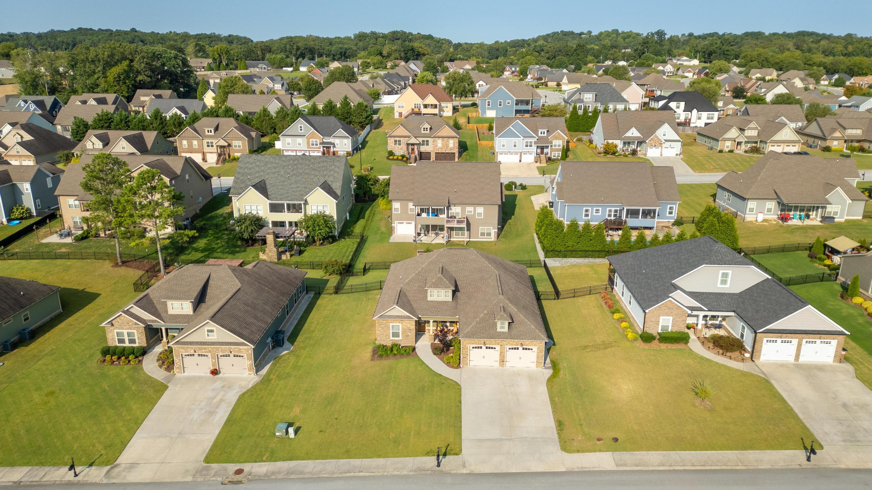 588 Live Oak Road Ringgold, GA 30736 - Photo 31 of 38 588 Live Oak Road from the Air - Front