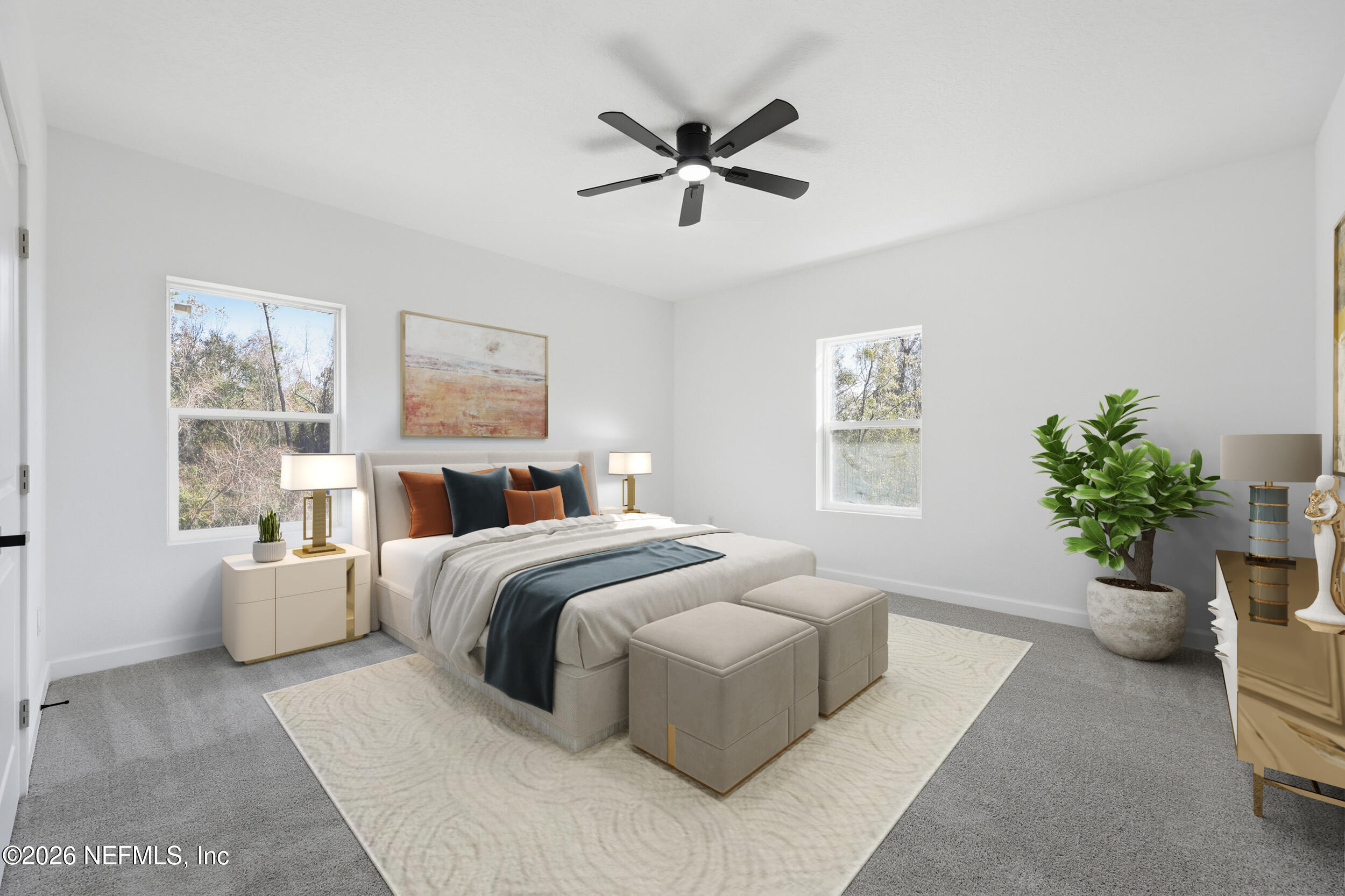 4199 Pine Road Orange Park, FL 32065 - Photo 35 of 44 a bed room with bed and a window