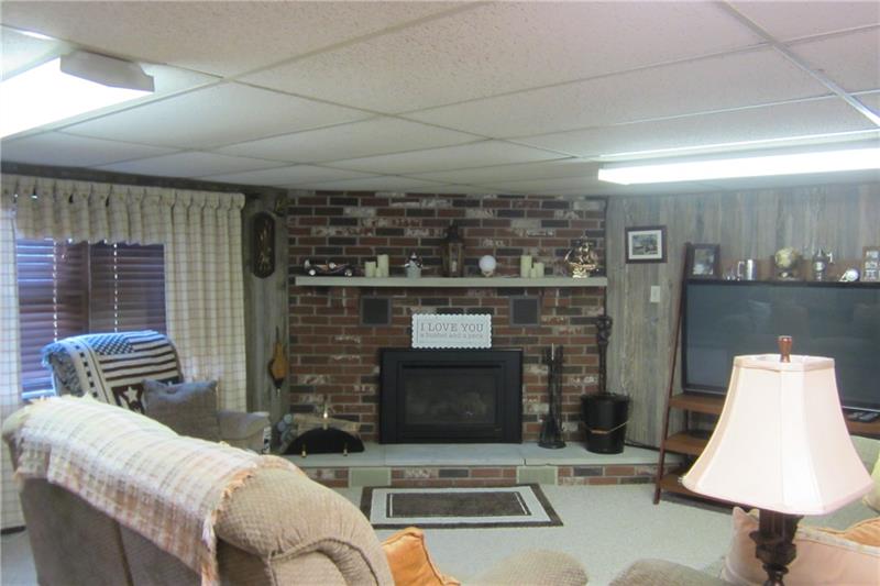 467 Old Hickory Ridge Road Washington, PA 15301 - Photo 16 of 25 Family room is located on lower level. The fireplace has thermostatically controlled gas logs.