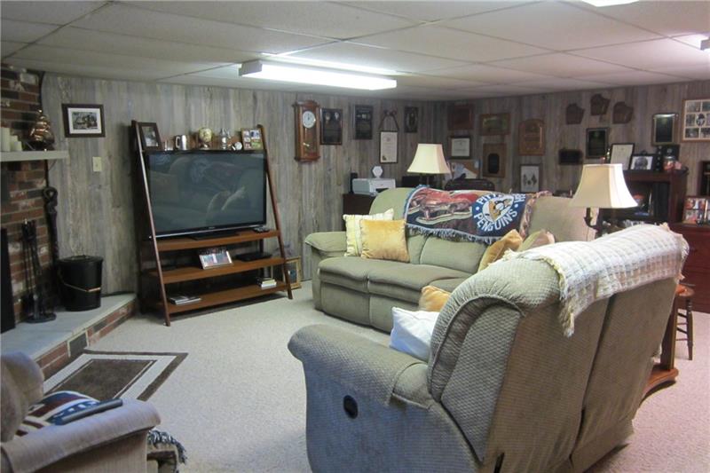 467 Old Hickory Ridge Road Washington, PA 15301 - Photo 17 of 25 Family room - another view. This room could also serve as a third bedroom. Beyond the back wall is a large storage area that would make a huge walk-in closet.