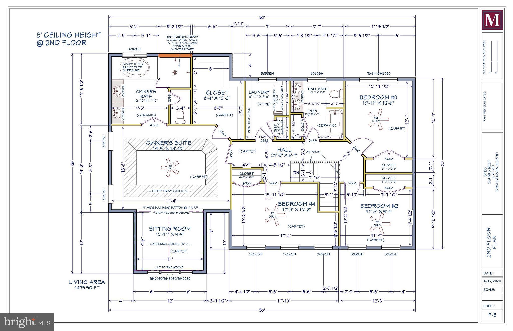 23278 Clarks Rest Road Leonardtown, MD 20650 - Photo 16 of 22 2nd floor layout