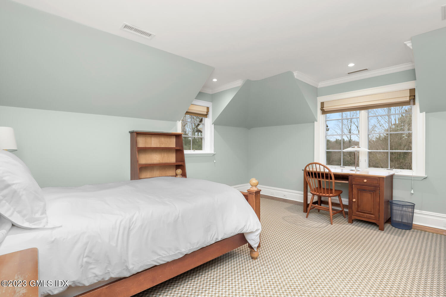 1300 Rock Rimmon Road Stamford, CT 06903 - Photo 21 of 34 a bedroom with a bed and a table