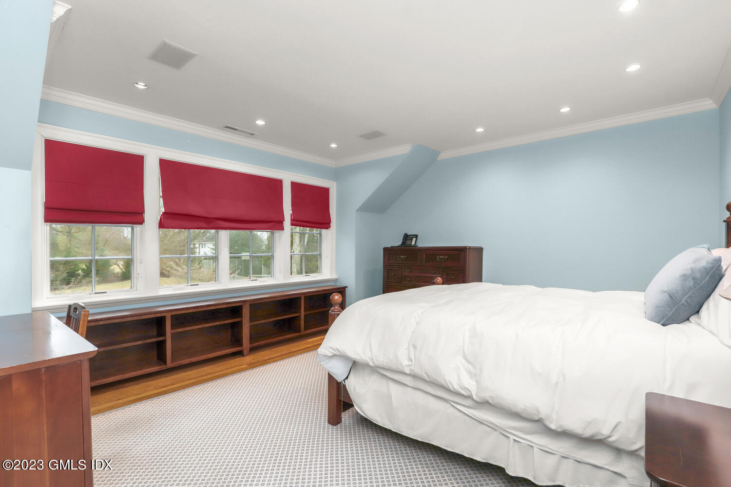 1300 Rock Rimmon Road Stamford, CT 06903 - Photo 23 of 34 a bedroom with a large bed and a large window