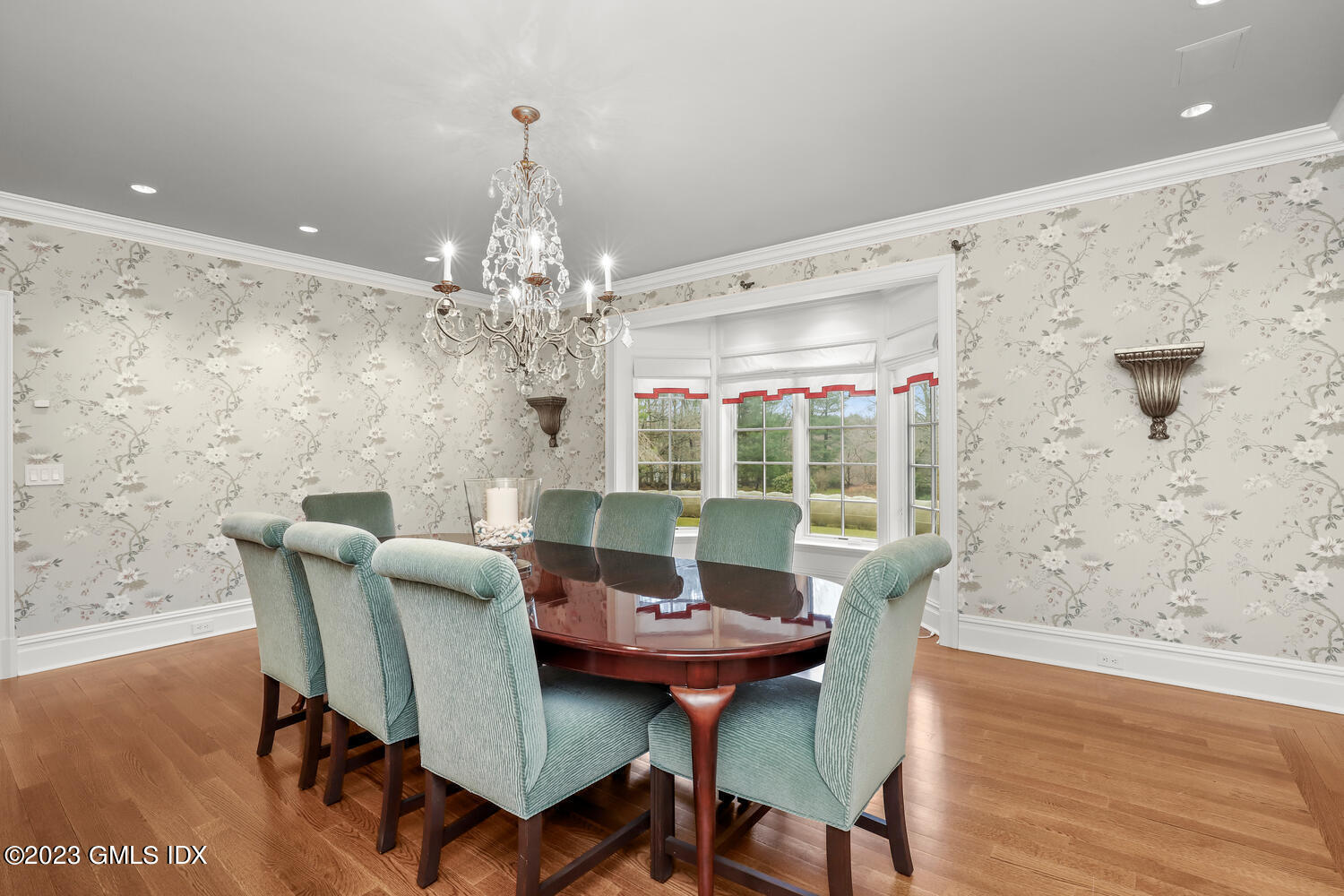 1300 Rock Rimmon Road Stamford, CT 06903 - Photo 5 of 34 a view of a dining room with furniture and wooden floor