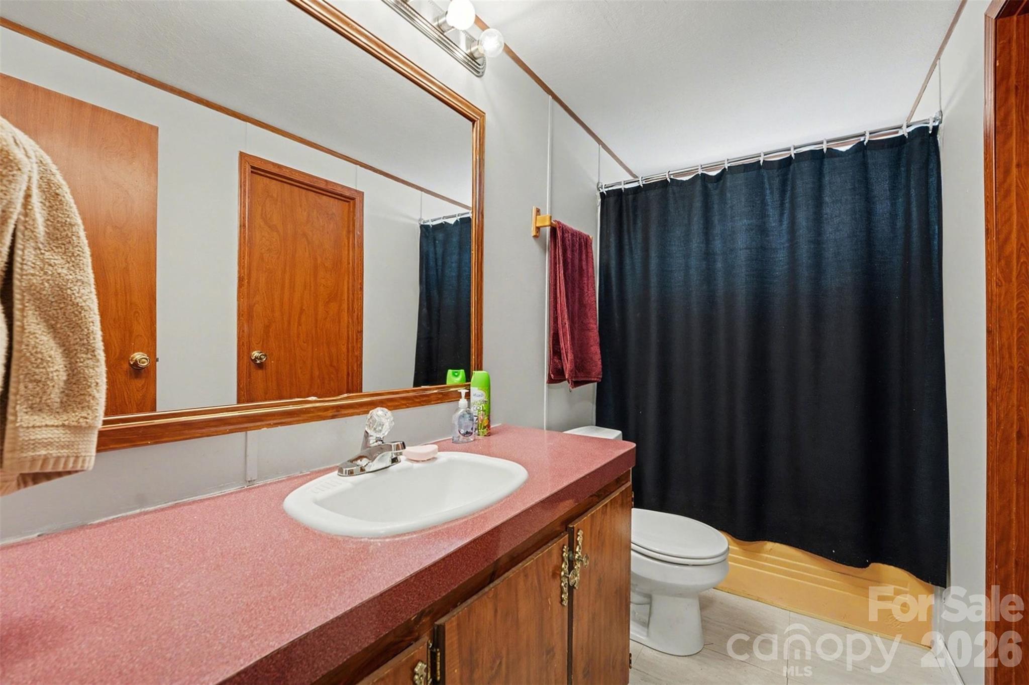 940 John Miller Road Rockwell, NC 28138 - Photo 6 of 28 a bathroom with a sink vanity mirror and toilet