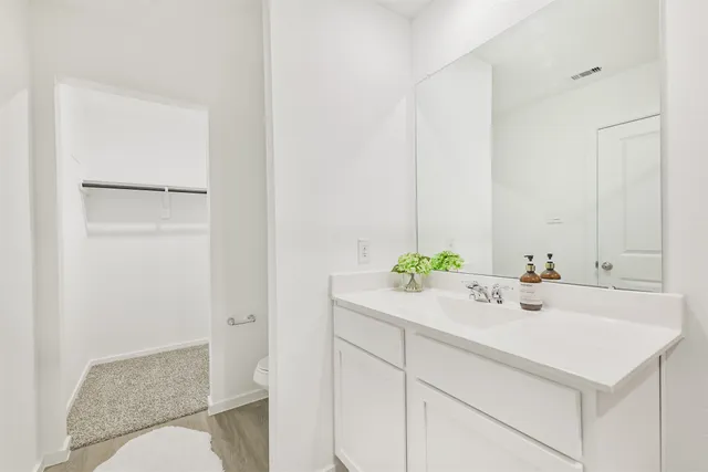 a bathroom with a sink and a toilet