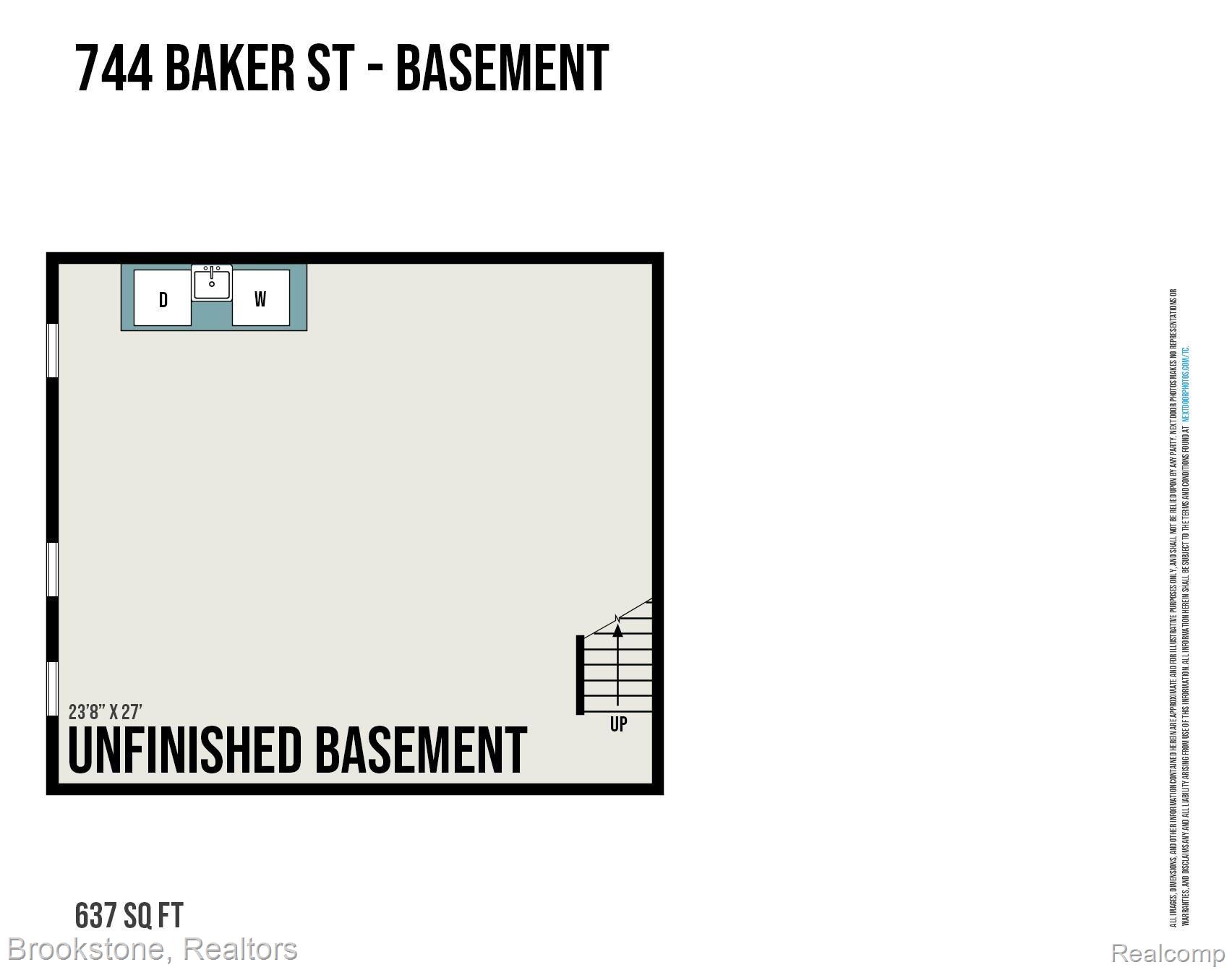 744 Baker Street Rochester, MI 48307 - Photo 7 of 38 Basement.jpg