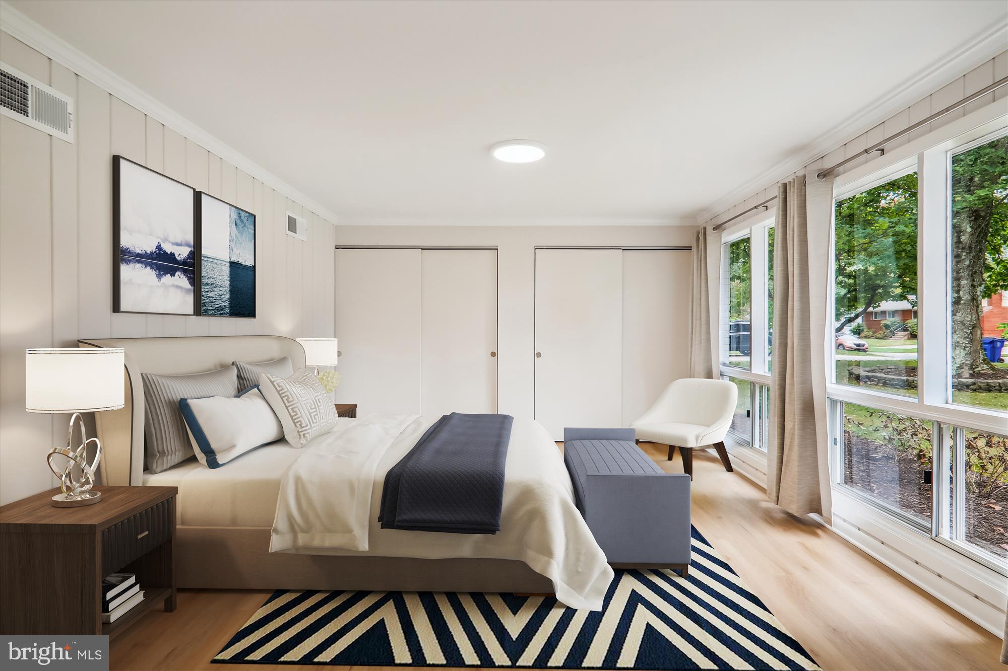 1507 Ladd Street Silver Spring, MD 20902 - Photo 33 of 62 Bedroom #4 Entry Level Virtual Staged