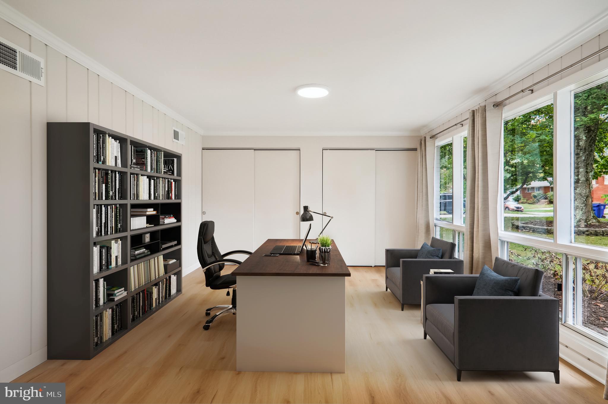 1507 Ladd Street Silver Spring, MD 20902 - Photo 35 of 62 Bed Rm #4 as Office Virtual Staged