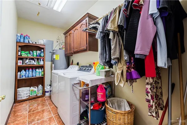 a utility room with lot of items