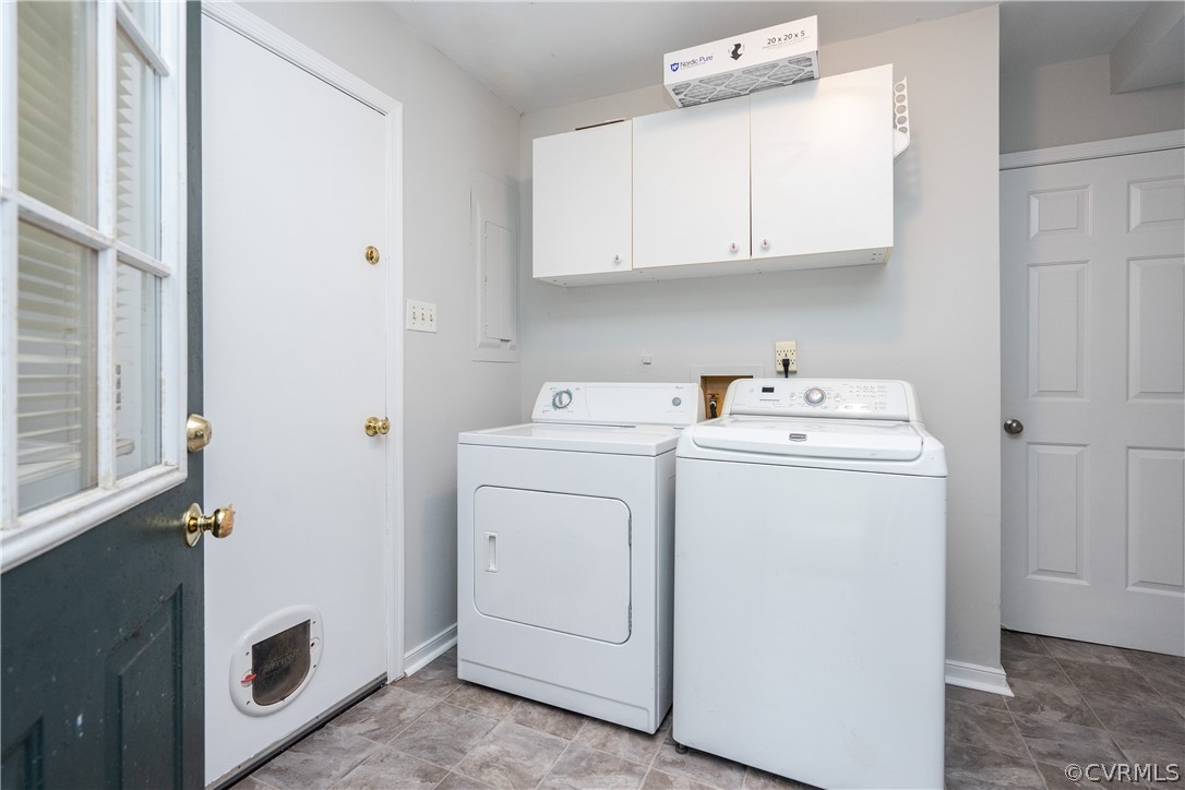 5800 Mill Spring Road Midlothian, VA 23112 - Photo 8 of 22 a utility room with dryer and washer