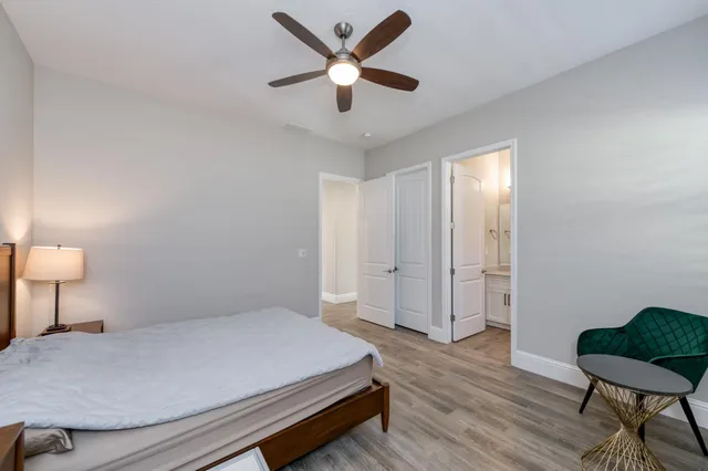 a view of a house with a garage