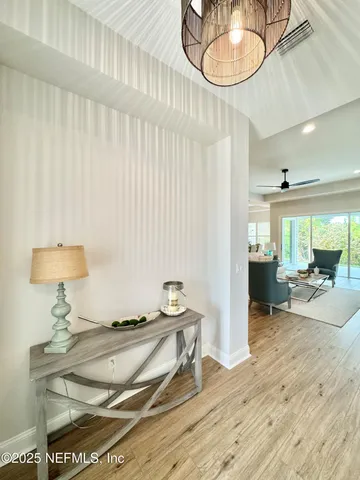 a very nice looking room with a large window