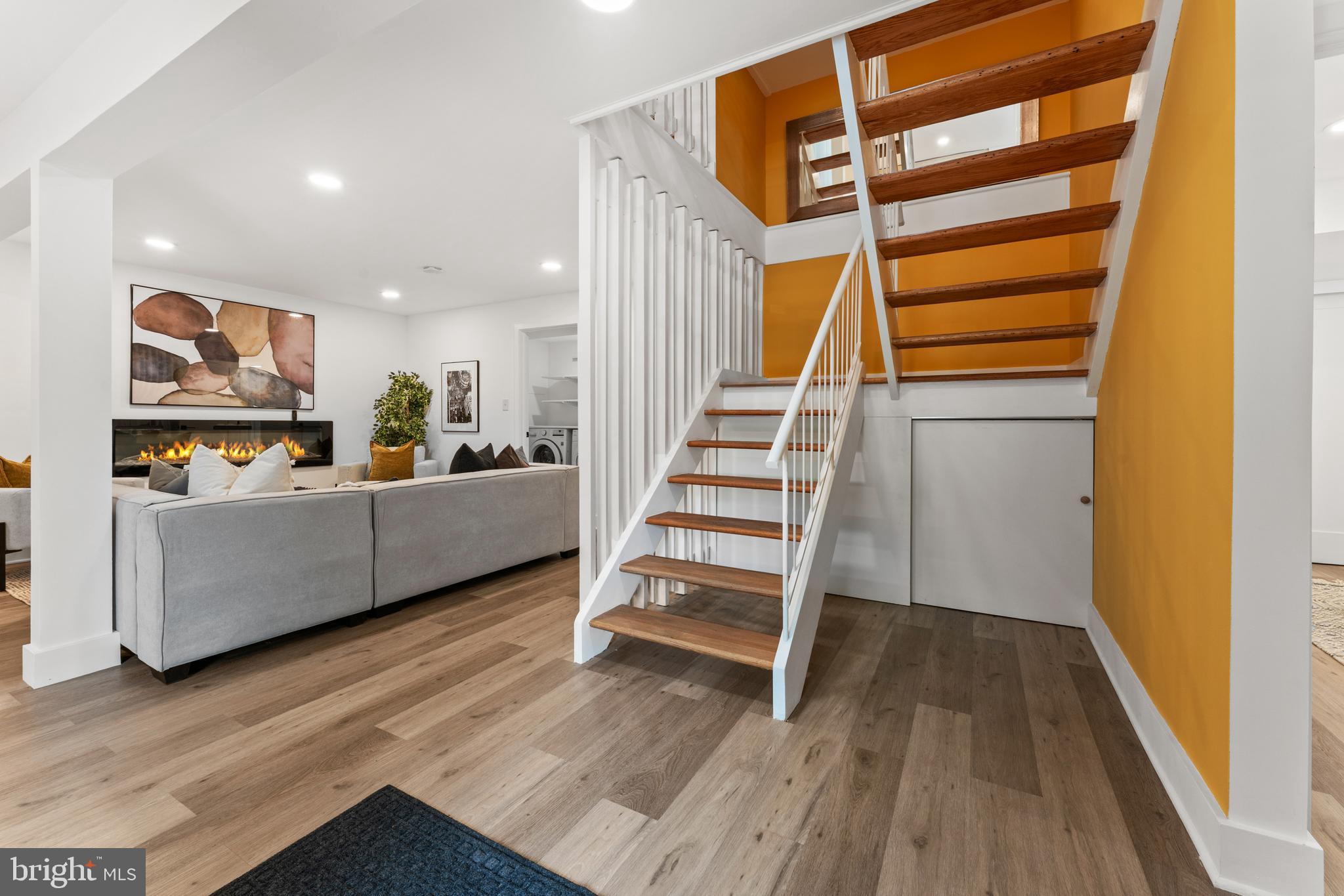6522 Walhonding Road Bethesda, MD 20816 - Photo 48 of 76 a view of entryway and hall with wooden floor