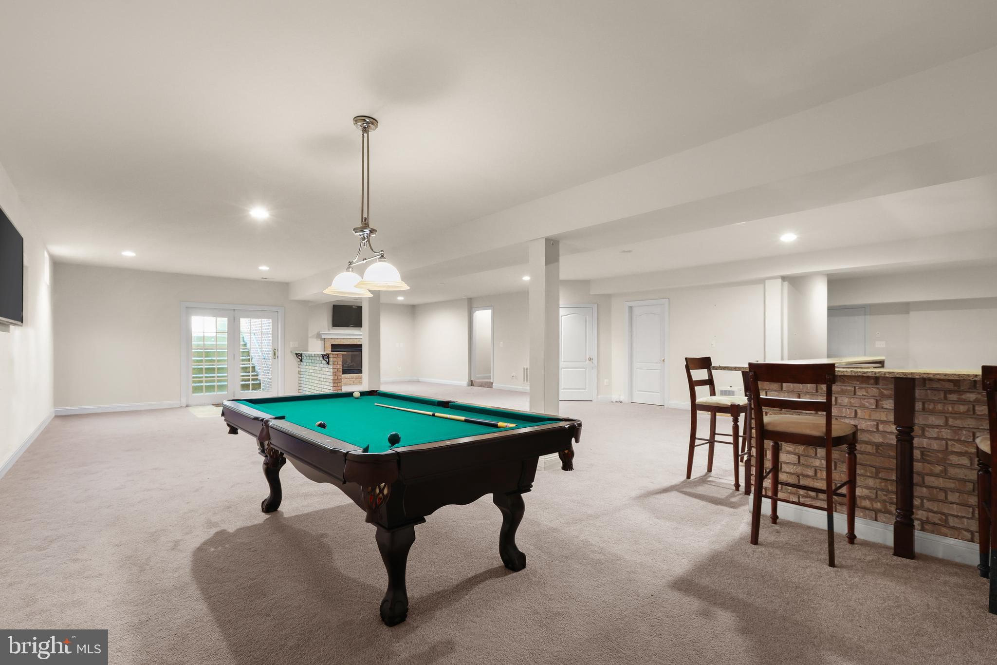 1601 Rushing Stream Court Forest Hill, MD 21050 - Photo 66 of 72 Game area with pool table with lights