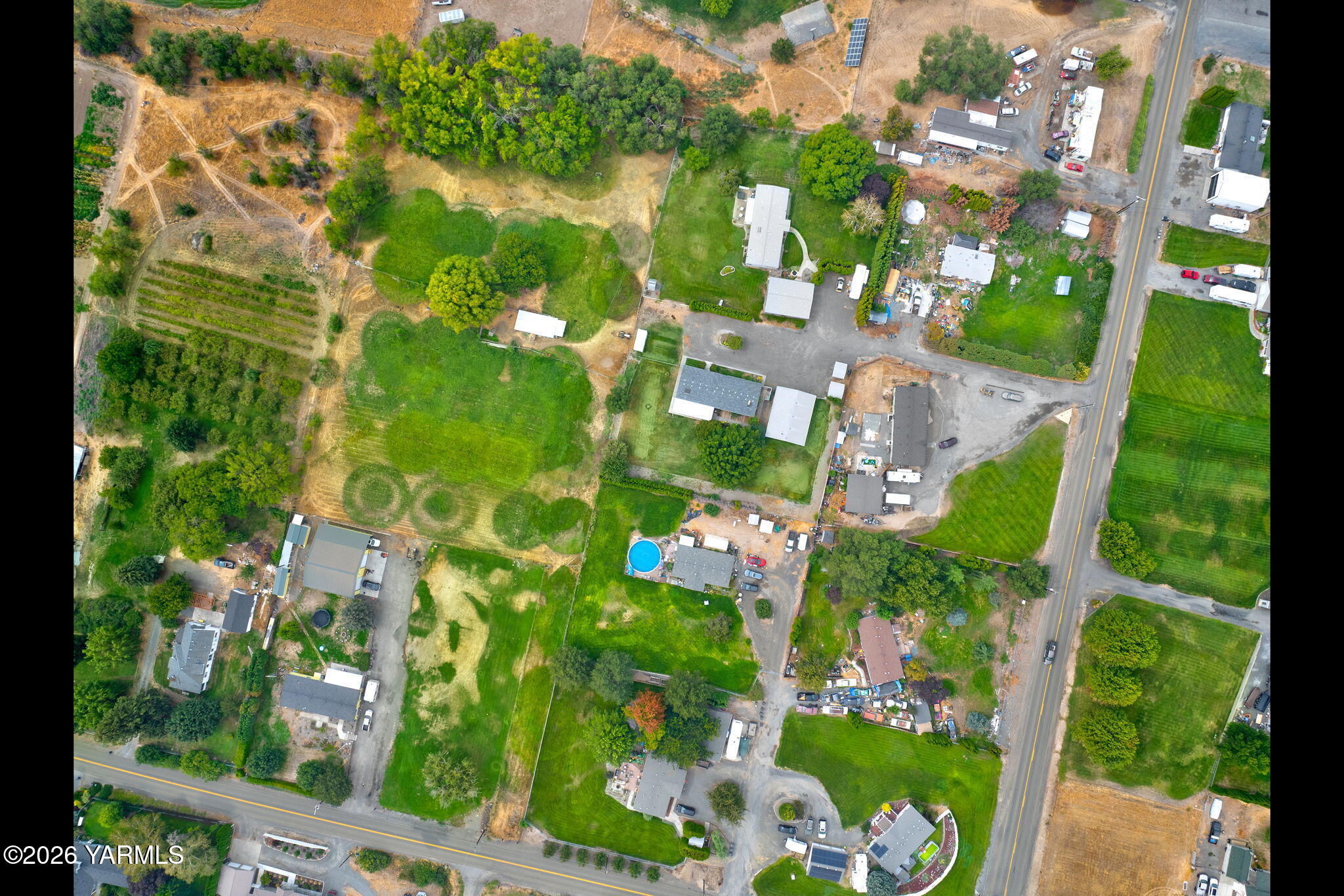 86 McGonagle Road Selah, WA 98942 - Photo 33 of 34 Aerial View