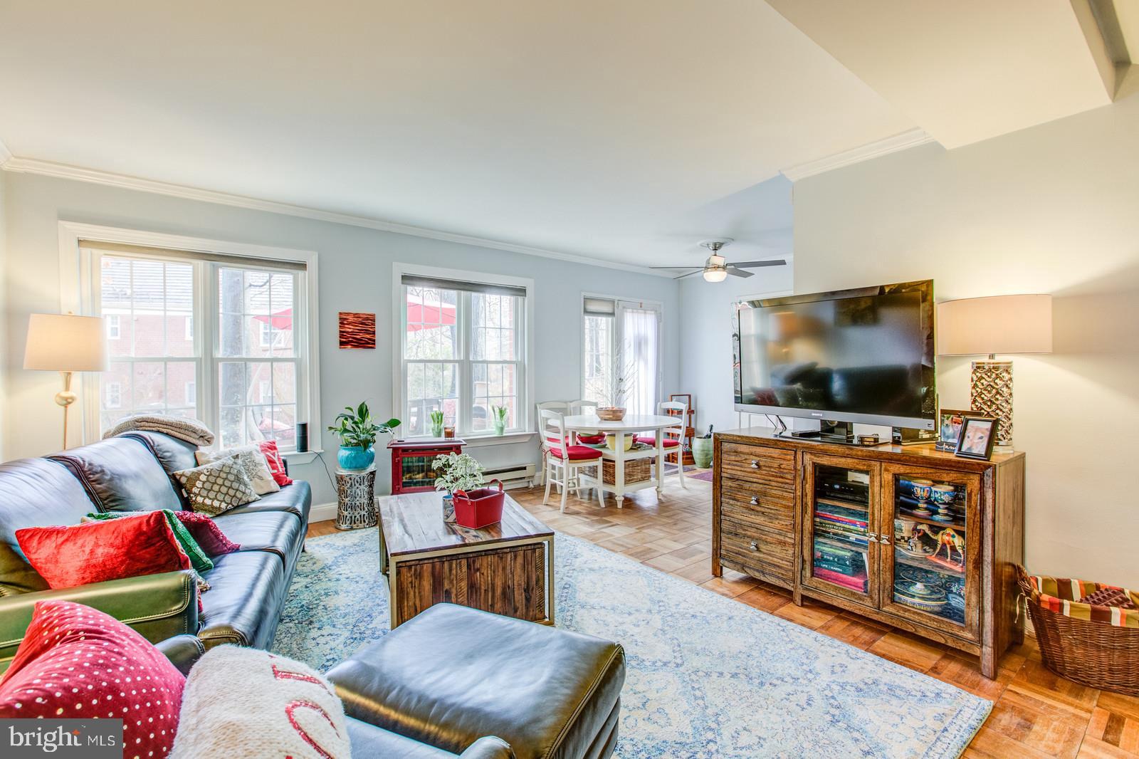 3630 Gunston Road Alexandria, VA 22302 - Photo 17 of 53 Spacious living room with warm hardwods