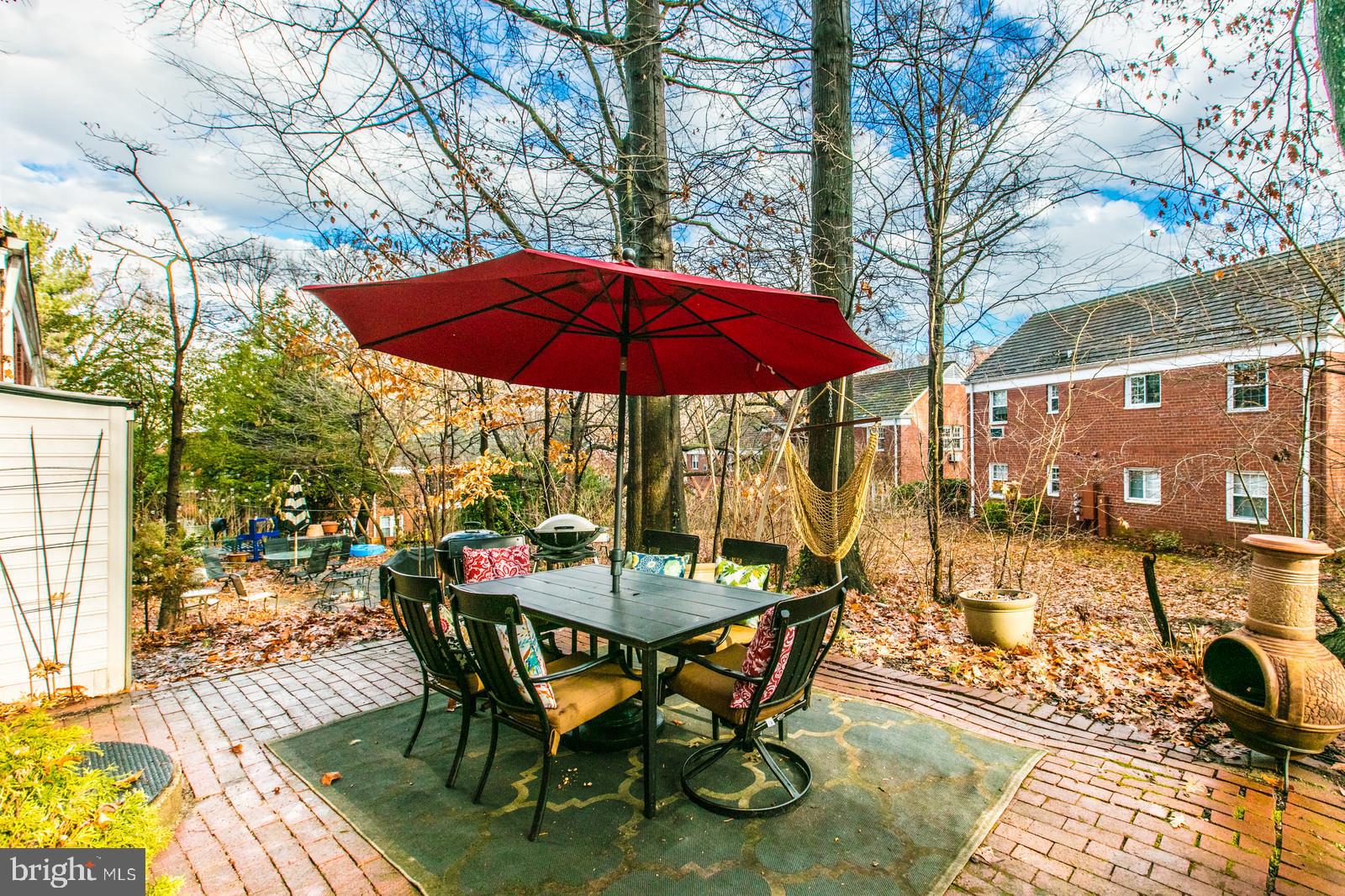 3630 Gunston Road Alexandria, VA 22302 - Photo 33 of 53 Gorgeous brick patio and private outdoor setting
