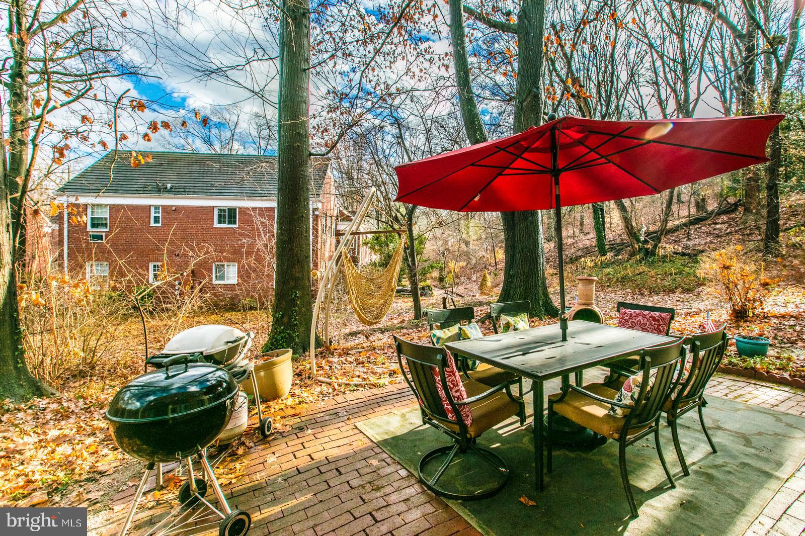 3630 Gunston Road Alexandria, VA 22302 - Photo 35 of 53 Gorgeous brick patio and private outdoor setting