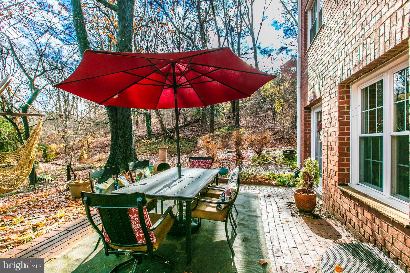 3630 Gunston Road Alexandria, VA 22302 - Photo 36 of 53 Gorgeous brick patio and private outdoor setting