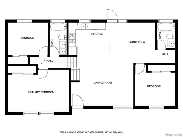 a picture of a floor plan