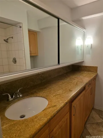 a view of a swimming pool with an outdoor space