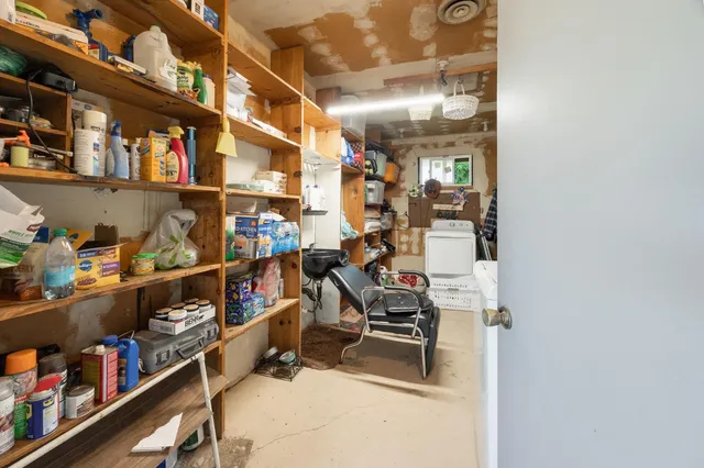 an aerial view of residential house with outdoor space