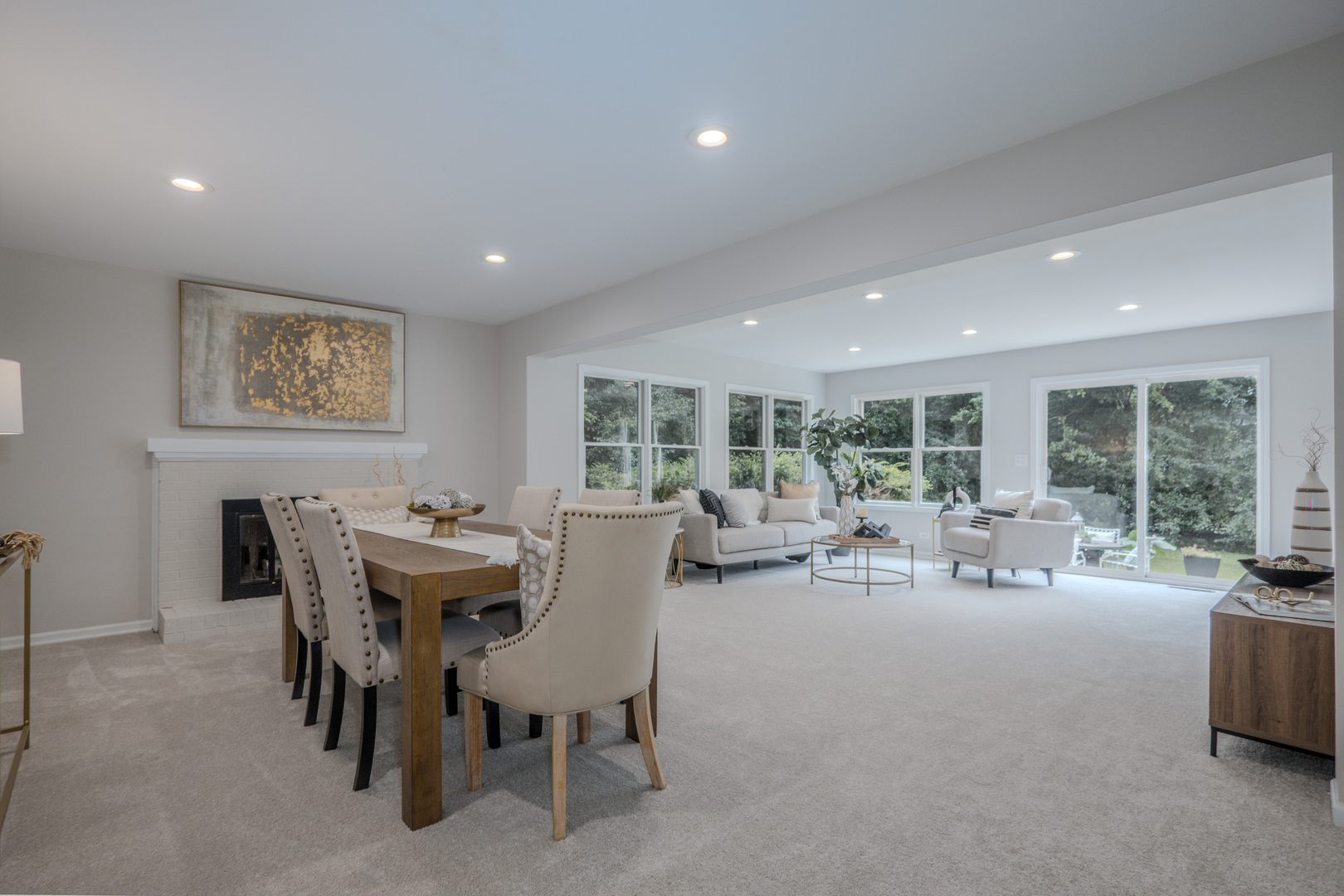 1936 South Street Geneva, IL 60134 - Photo 10 of 41 a view of a dining room with furniture window and outside view