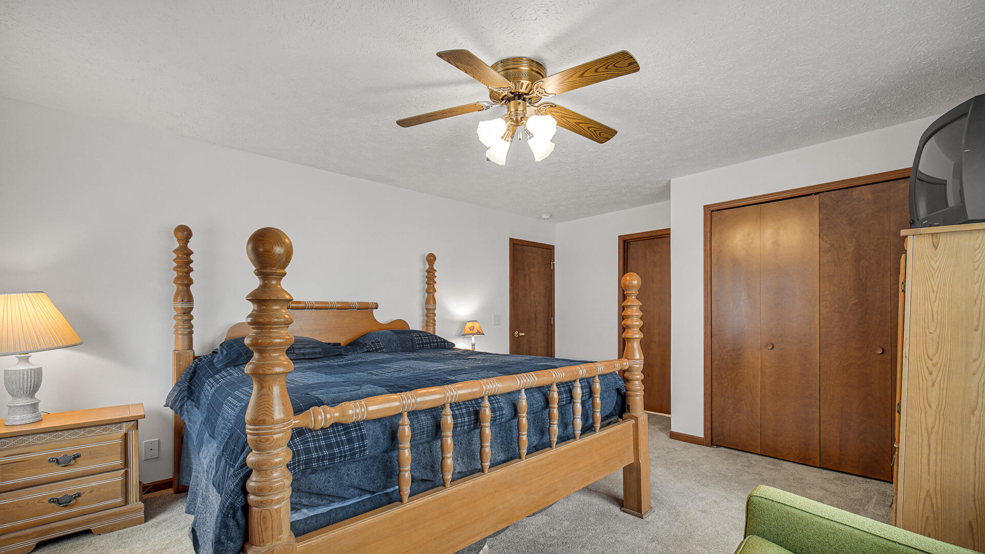 4472 South County Road 210 Knox, IN 46534 - Photo 19 of 30 a bedroom with furniture and a window