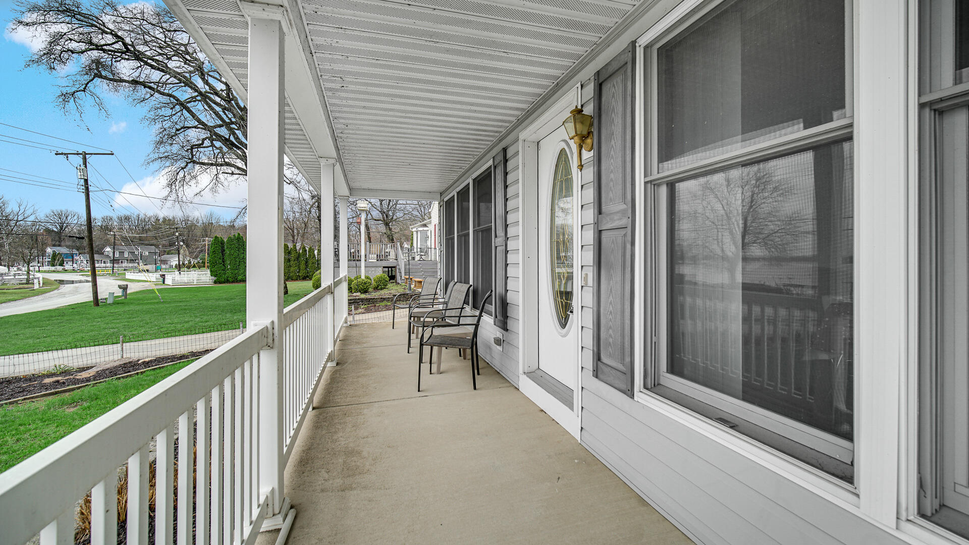 4472 South County Road 210 Knox, IN 46534 - Photo 4 of 30 a view of a porch with a backyard