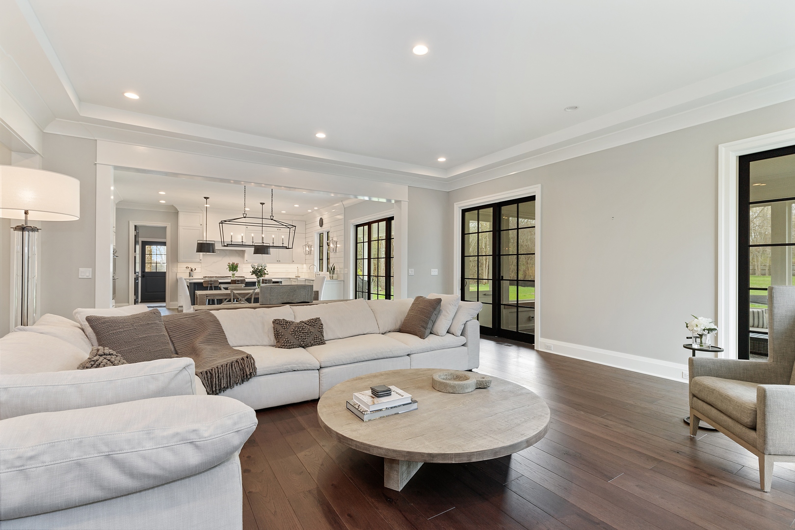 152 North Ridge Road Lake Forest, IL 60045 - Photo 12 of 23 a living room with furniture and a wooden floor