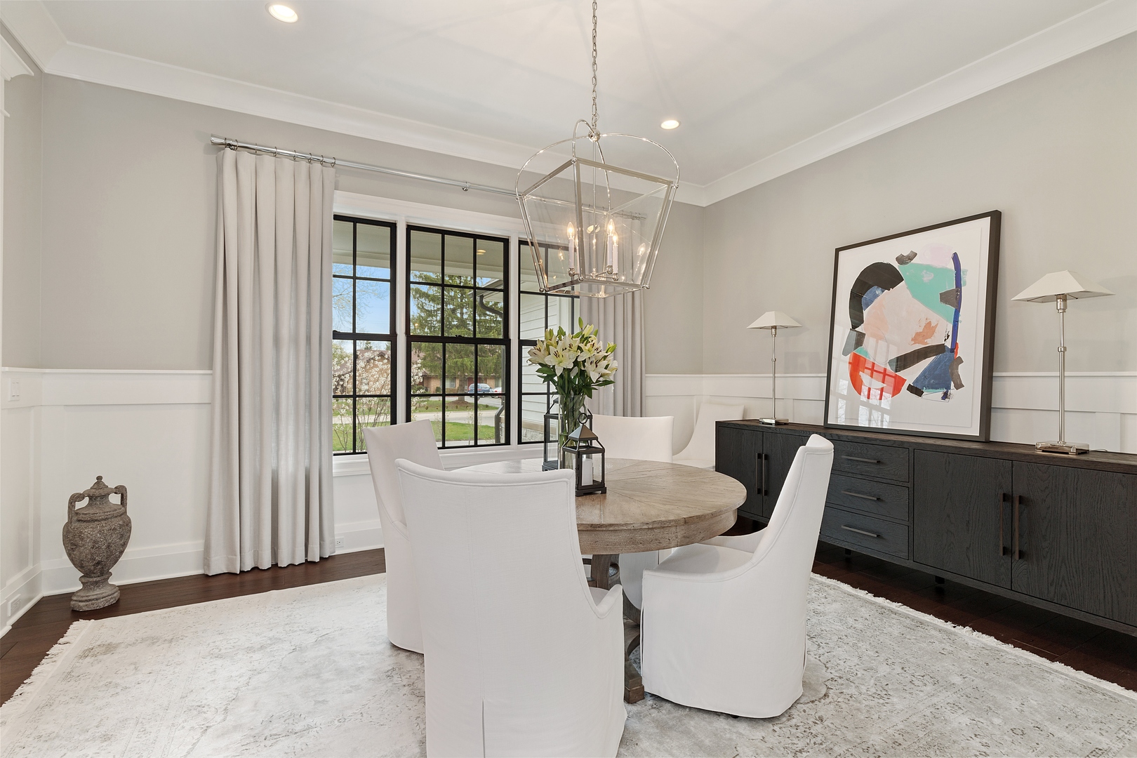 152 North Ridge Road Lake Forest, IL 60045 - Photo 10 of 23 a dining room with furniture and window