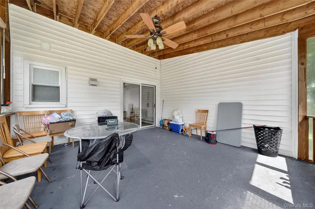 a view of deck with a barbeque