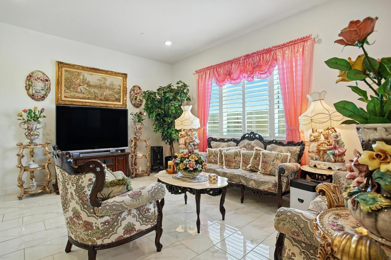 3742 Haymaker Way Sacramento, CA 95835 - Photo 7 of 39 a living room with furniture and a flat screen tv