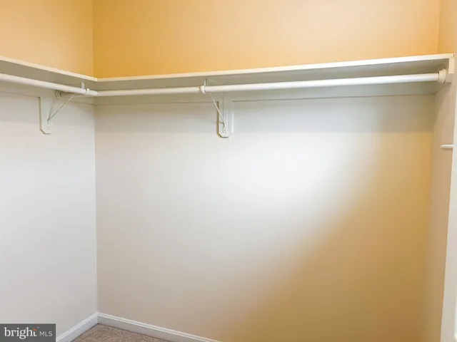 a close up view of racks on the wall