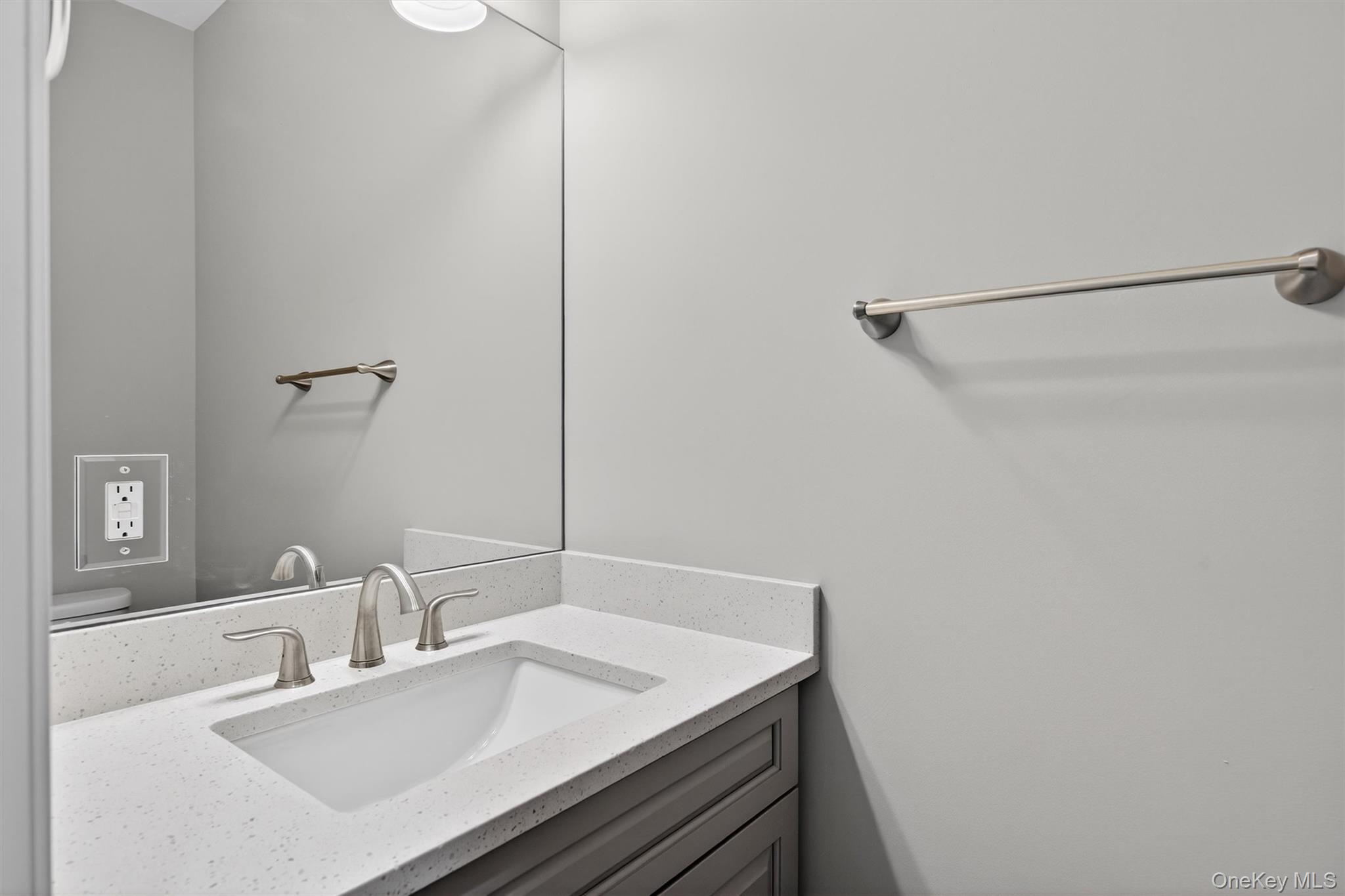 509 Toleman Road Rock Tavern, NY 12575 - Photo 26 of 36 a bathroom with a sink and a mirror