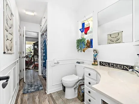 a workspace with furniture