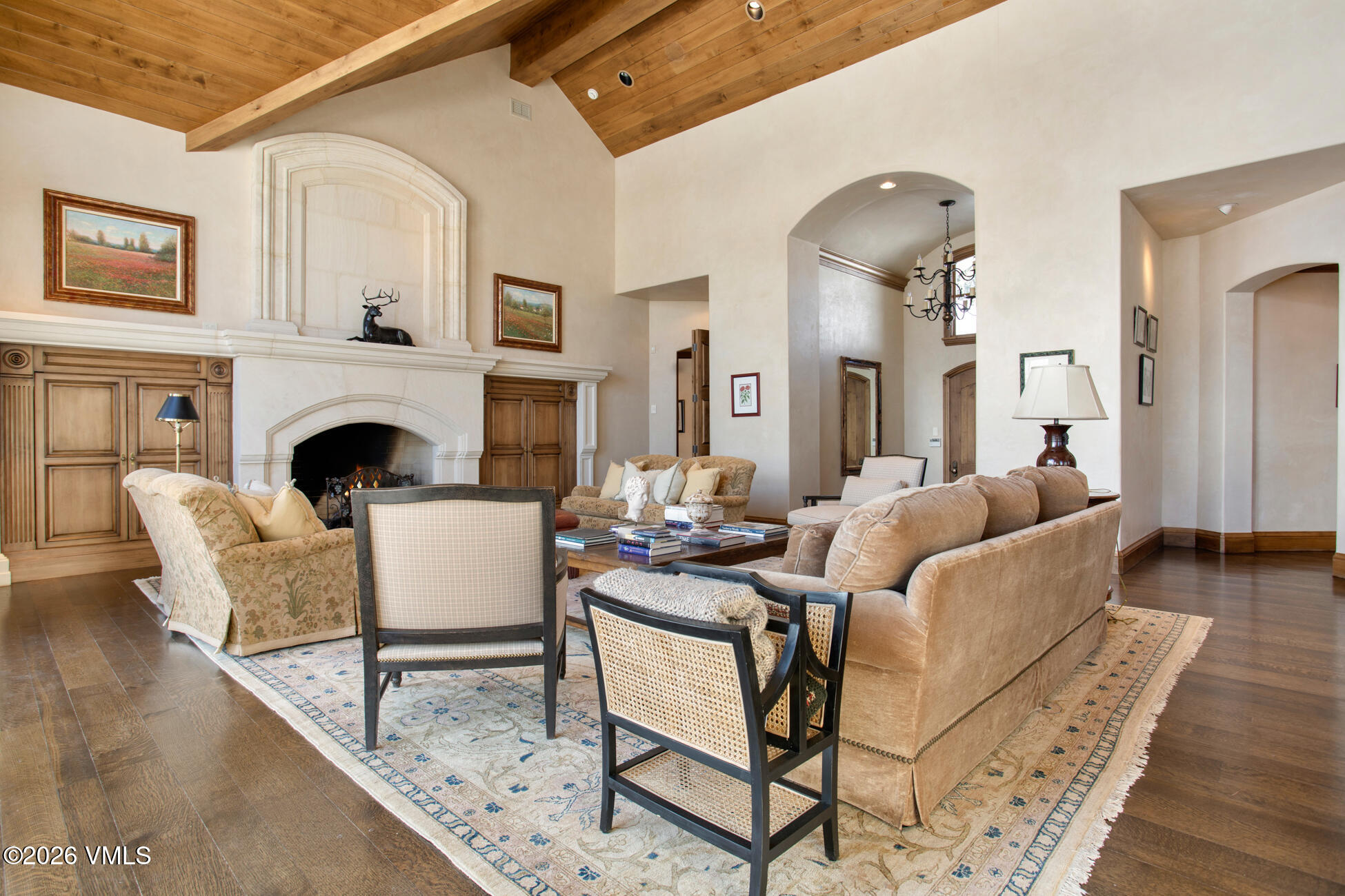 312 Holden Road Beaver Creek, CO 81620 - Photo 11 of 45 a living room with fireplace furniture and a fireplace
