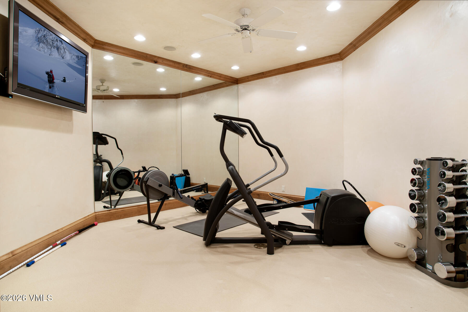 312 Holden Road Beaver Creek, CO 81620 - Photo 43 of 45 a view of a room with gym equipment