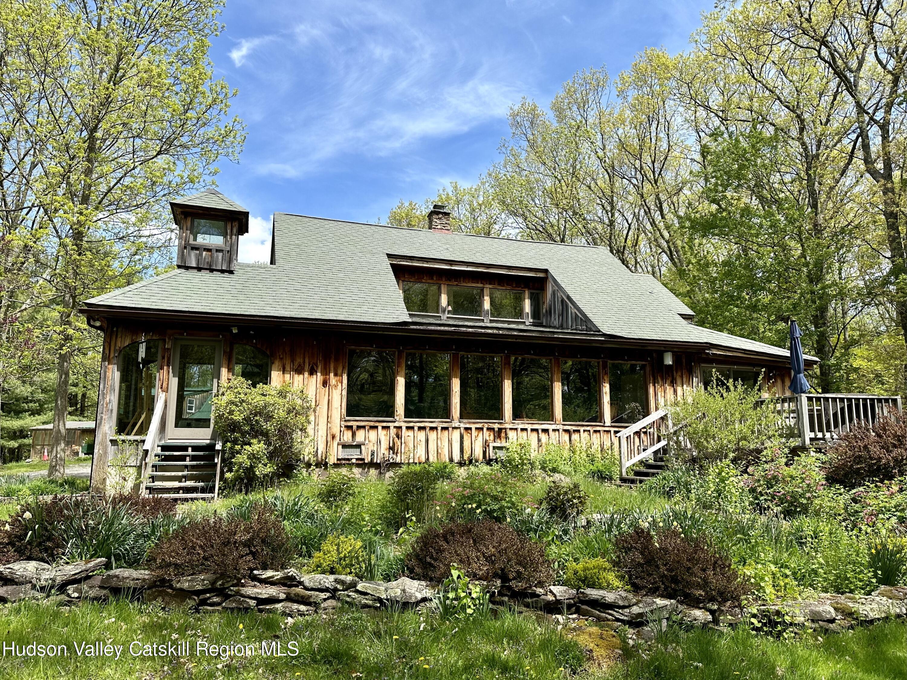 978 Scott Greene Road Roxbury, NY 12474 - Photo 3 of 41 front view of house with a small yard