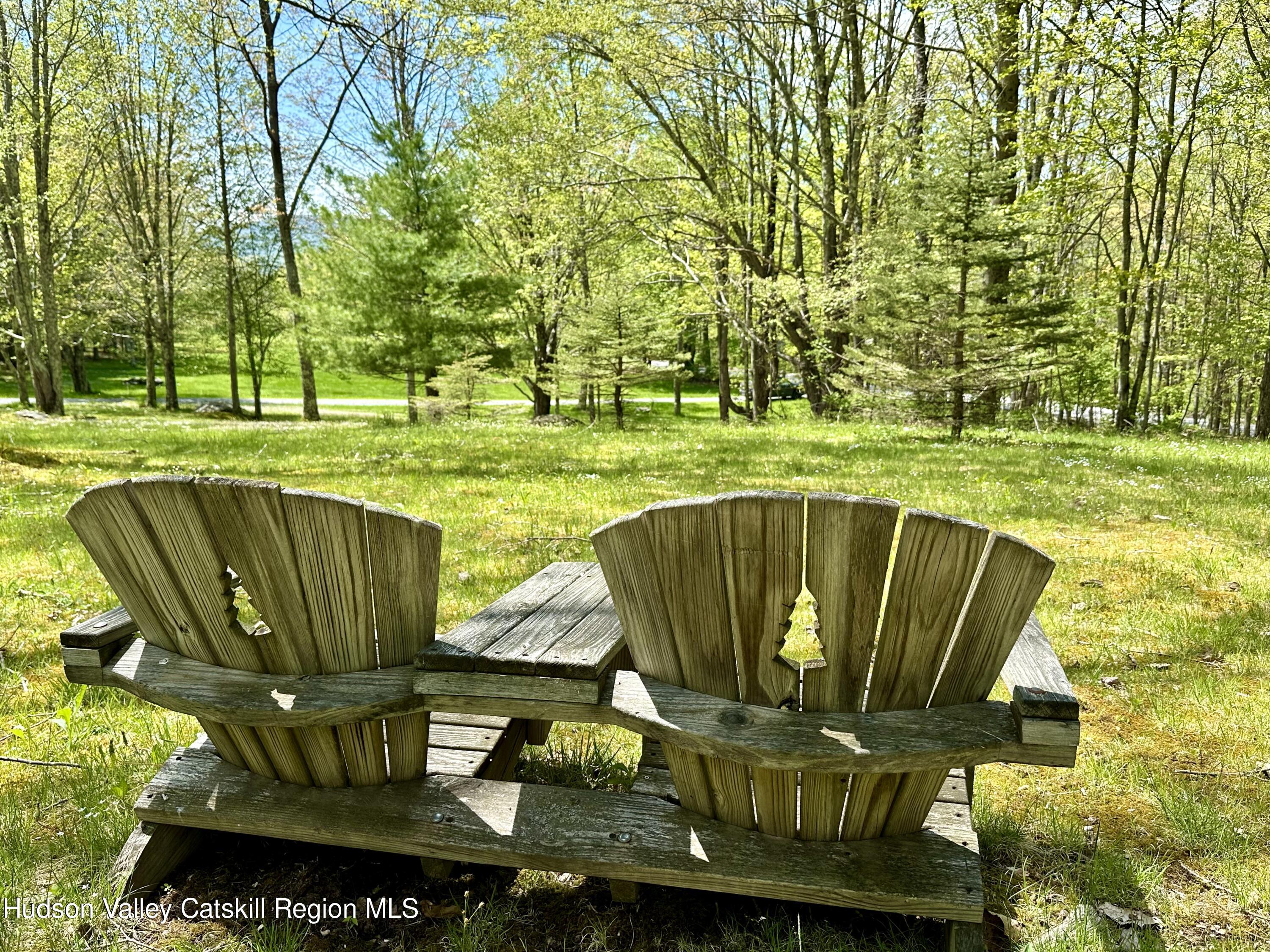 978 Scott Greene Road Roxbury, NY 12474 - Photo 39 of 41 a view of a garden with lawn chairs