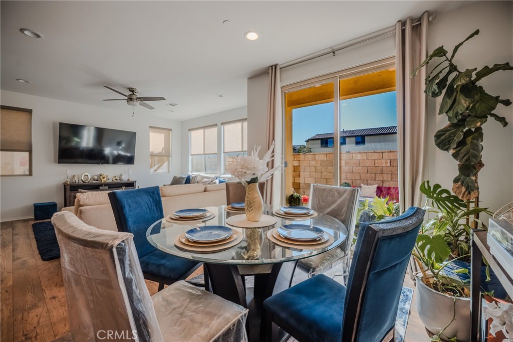 29486 Marx Way Winchester, CA 92596 - Photo 13 of 44 a view of a dining room with furniture window and outside view