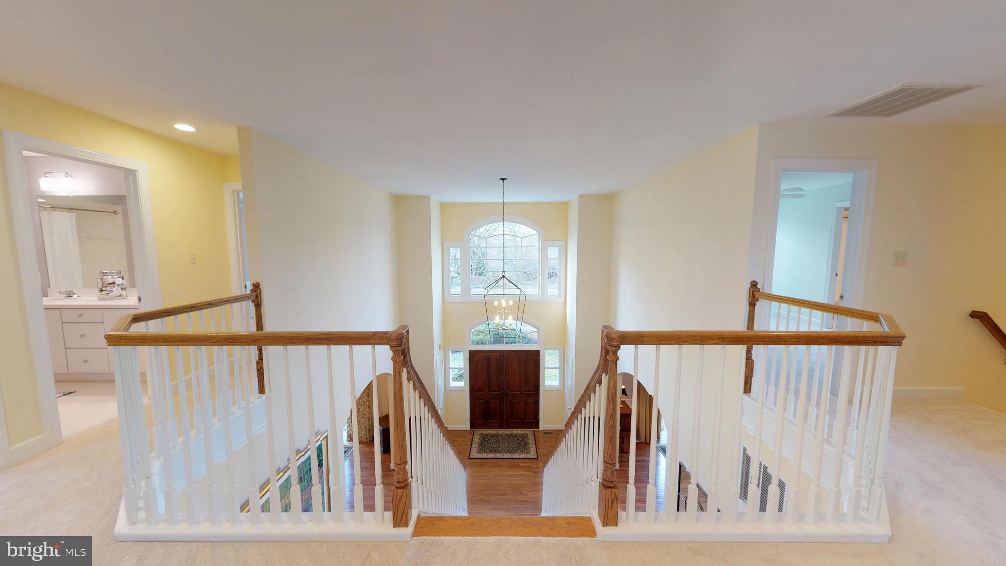 11205 Bright Pond Lane Reston, VA 20194 - Photo 27 of 102 Dramatic Upper Hallway
