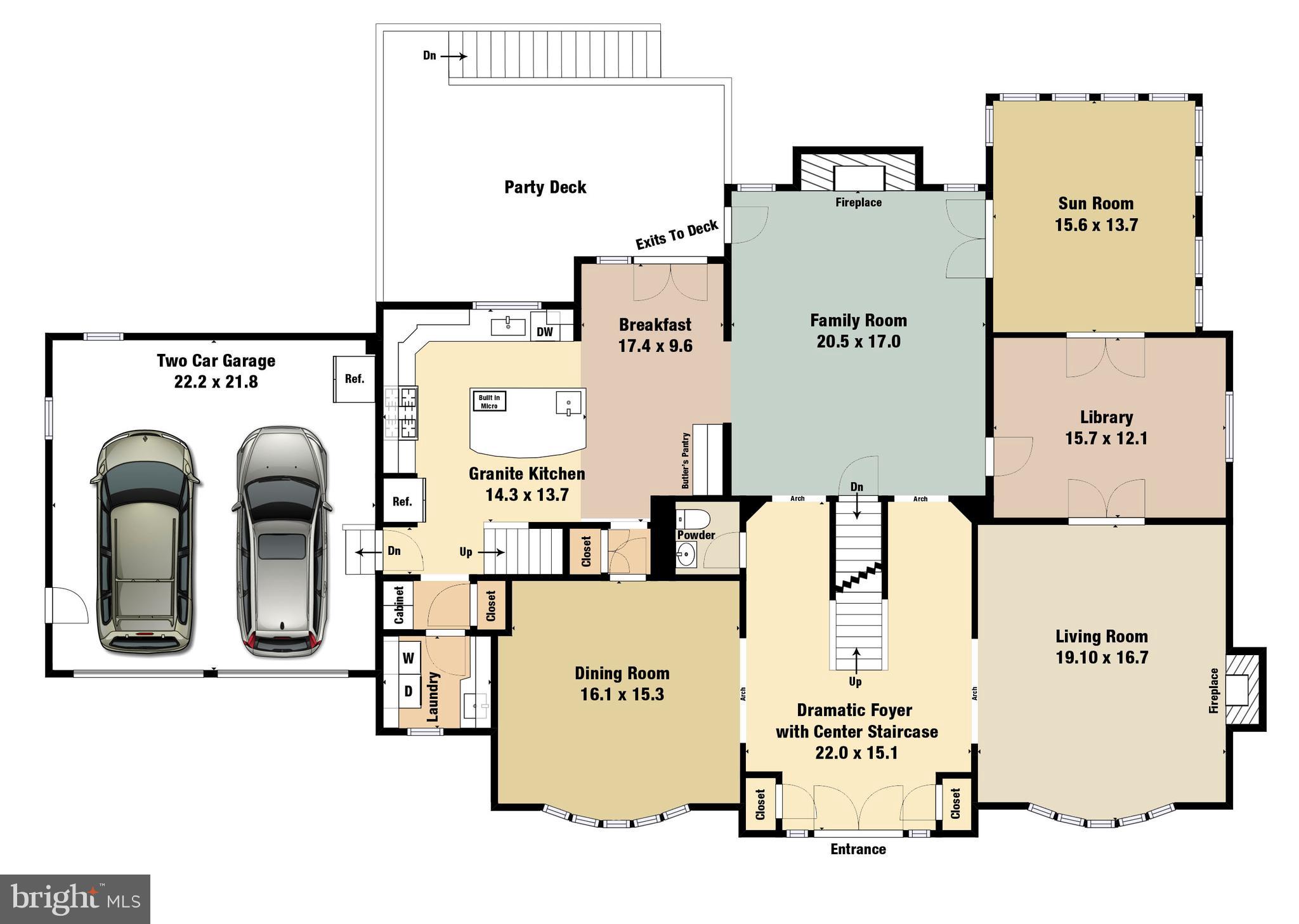 11205 Bright Pond Lane Reston, VA 20194 - Photo 100 of 102 Main Level Floorplan