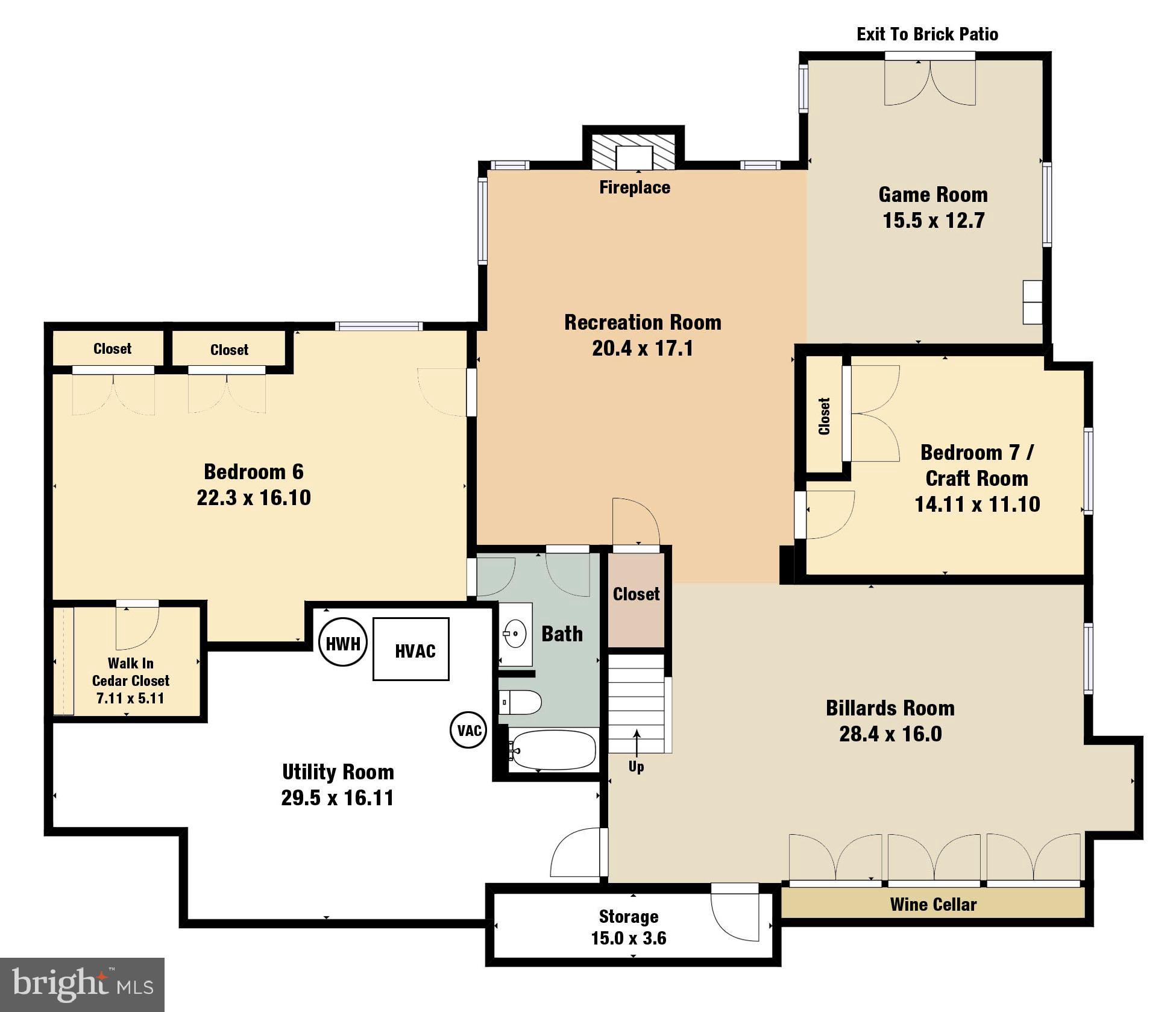 11205 Bright Pond Lane Reston, VA 20194 - Photo 102 of 102 Lower Level Floorplan